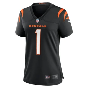 Number 1 mom cincinnati bengals nike womens game jersey Black M