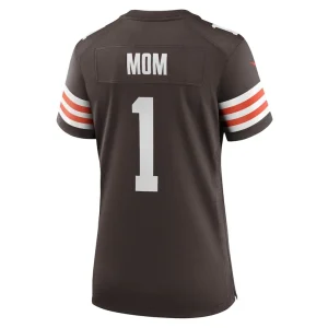 Number 1 mom cleveland browns nike womens game jersey Brown L