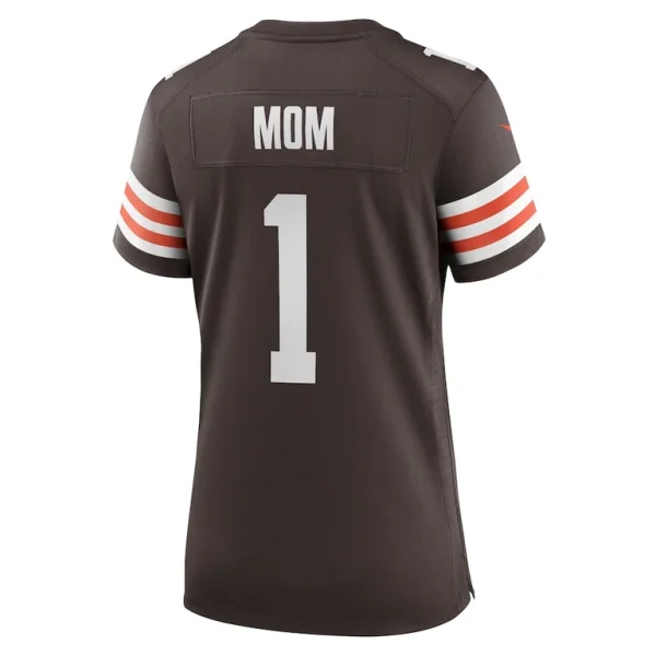 Number 1 mom cleveland browns nike womens game jersey Brown L