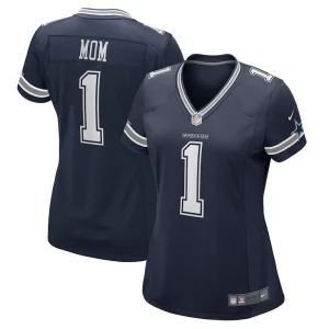 Number 1 mom dallas cowboys nike womens game jersey Navy