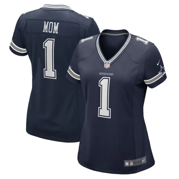 Number 1 mom dallas cowboys nike womens game jersey Navy