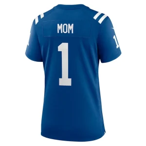 Number 1 mom indianapolis colts nike womens game jersey Royal L