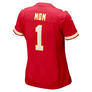 Number 1 mom kansas city chiefs nike womens game jersey Red L