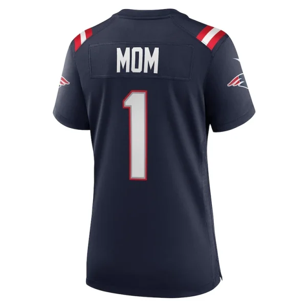 Number 1 mom new england patriots nike womens game jersey Navy L