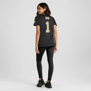 Number 1 mom new orleans saints nike womens game jersey Black 2XL