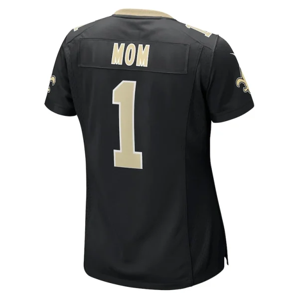Number 1 mom new orleans saints nike womens game jersey Black L