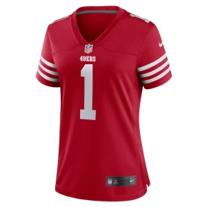 Number 1 mom san francisco 49ers nike womens game jersey Scarlet M
