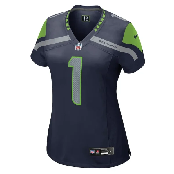 Number 1 mom seattle seahawks nike womens game jersey College navy M