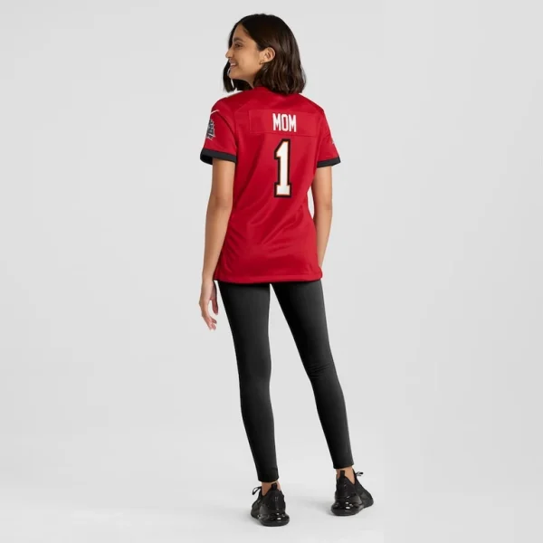 Number 1 mom tampa bay buccaneers nike womens game jersey Red 2XL