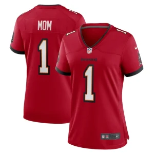 Number 1 mom tampa bay buccaneers nike womens game jersey Red