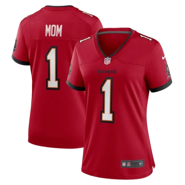 Number 1 mom tampa bay buccaneers nike womens game jersey Red