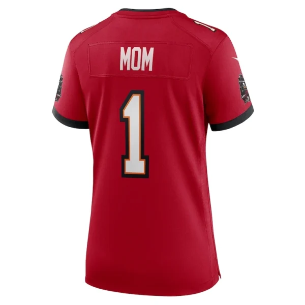 Number 1 mom tampa bay buccaneers nike womens game jersey Red L