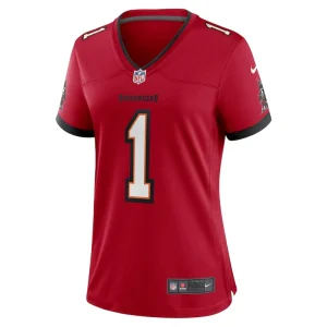 Number 1 mom tampa bay buccaneers nike womens game jersey Red M