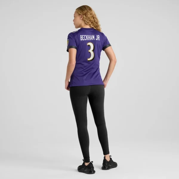 Odell beckham jr. baltimore ravens nike womens game jersey Purple 2XL