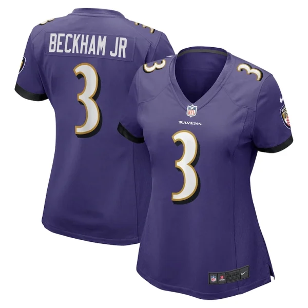 Odell beckham jr. baltimore ravens nike womens game jersey Purple