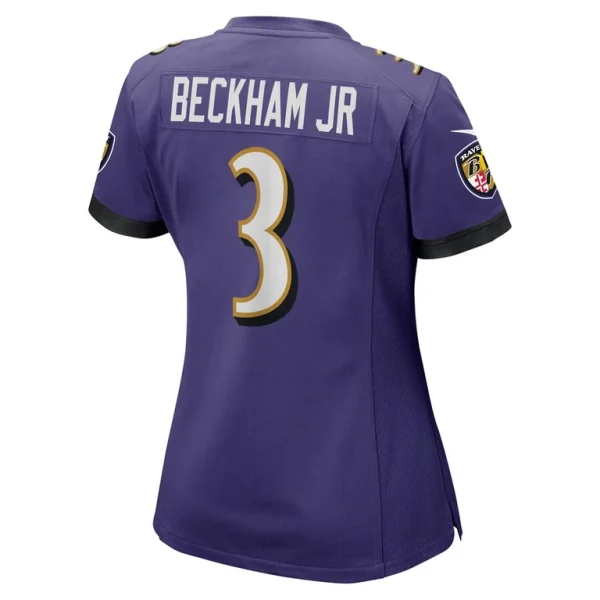 Odell beckham jr. baltimore ravens nike womens game jersey Purple L