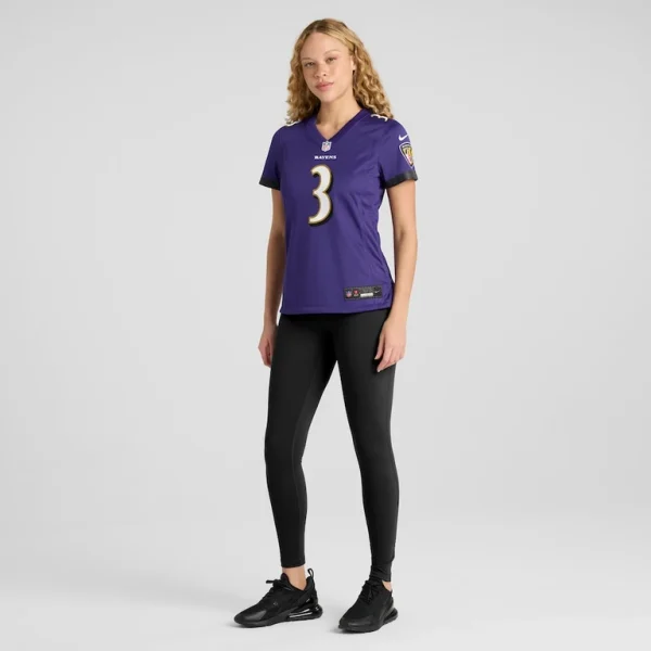 Odell beckham jr. baltimore ravens nike womens game jersey Purple XL