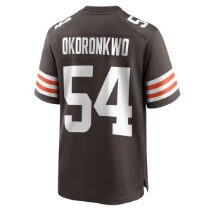 Ogbonnia okoronkwo cleveland browns nike game player jersey Brown L