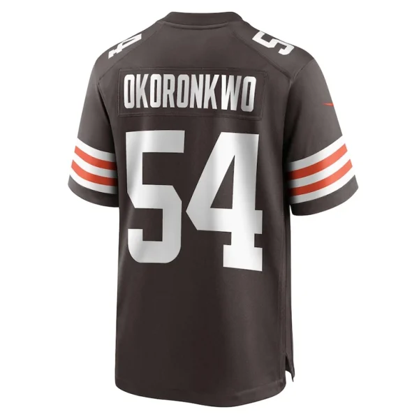 Ogbonnia okoronkwo cleveland browns nike game player jersey Brown L