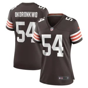 Ogbonnia okoronkwo cleveland browns nike womens game player jersey Brown