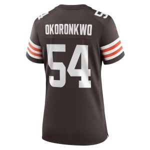 Ogbonnia okoronkwo cleveland browns nike womens game player jersey Brown L