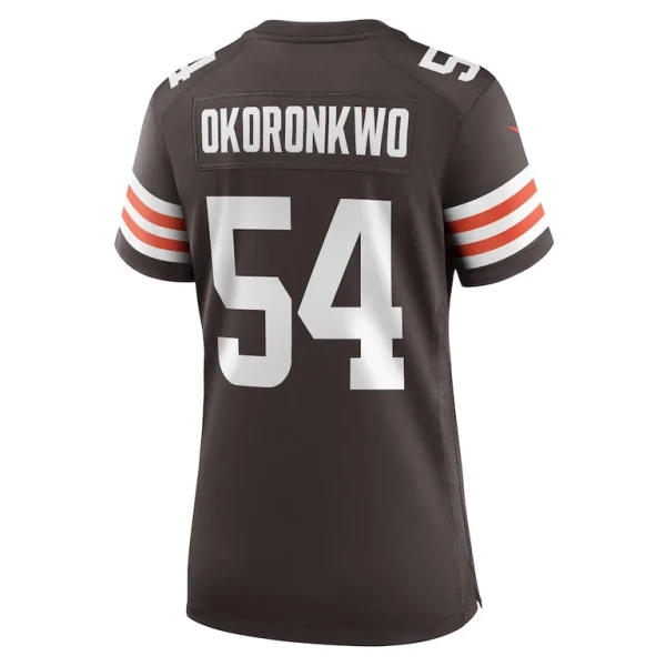 Ogbonnia okoronkwo cleveland browns nike womens game player jersey Brown L