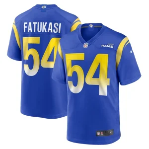 Olakunle fatukasi los angeles rams nike game jersey Royal