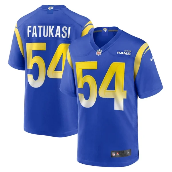 Olakunle fatukasi los angeles rams nike game jersey Royal