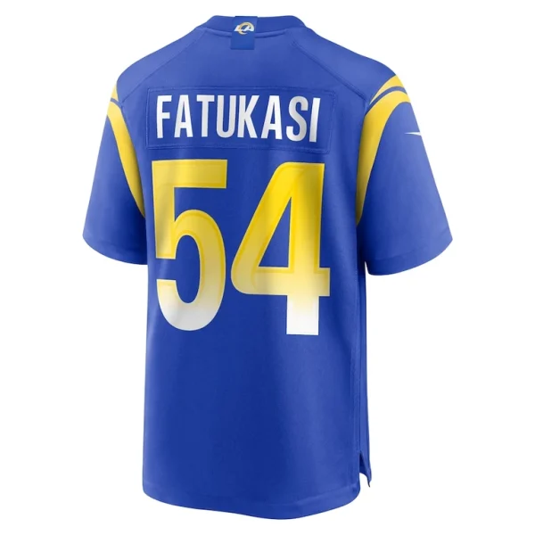 Olakunle fatukasi los angeles rams nike game jersey Royal L