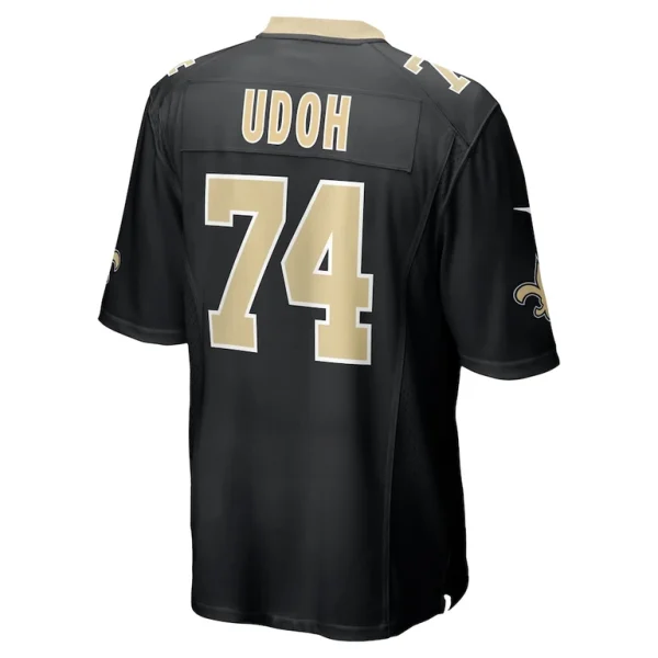 Olisaemeka udoh new orleans saints nike game jersey Black L