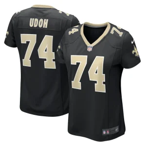 Olisaemeka udoh new orleans saints nike womens game jersey Black