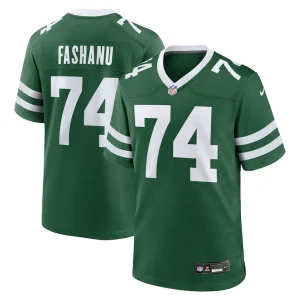Olu fashanu new york jets nike player game jersey Gotham green