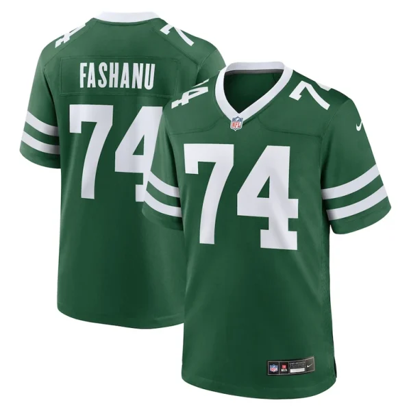 Olu fashanu new york jets nike player game jersey Gotham green