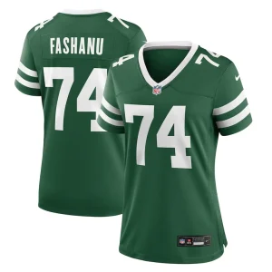 Olu fashanu new york jets nike womens team game jersey Legacy green