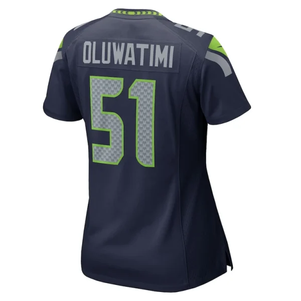 Olu oluwatimi seattle seahawks nike womens team game jersey College navy L