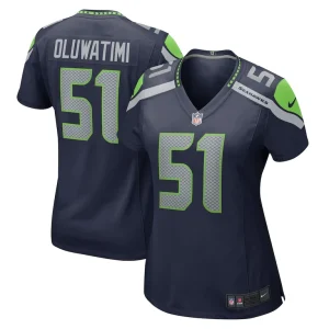 Olusegun oluwatimi seattle seahawks nike womens game jersey College navy