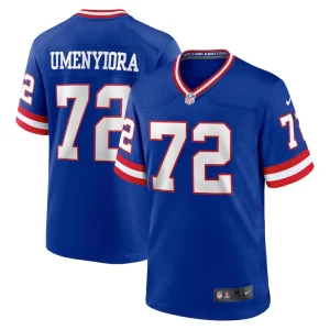 Osi umenyiora new york giants nike classic retired player game jersey Royal