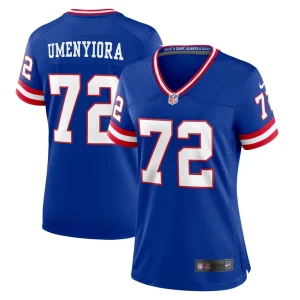 Osi umenyiora new york giants nike womens classic retired player game jersey Royal