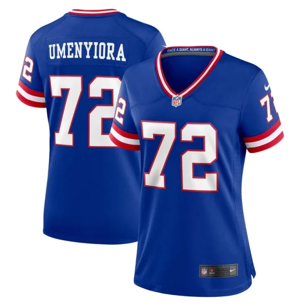 Osi umenyiora new york giants nike womens classic retired player game jersey Royal