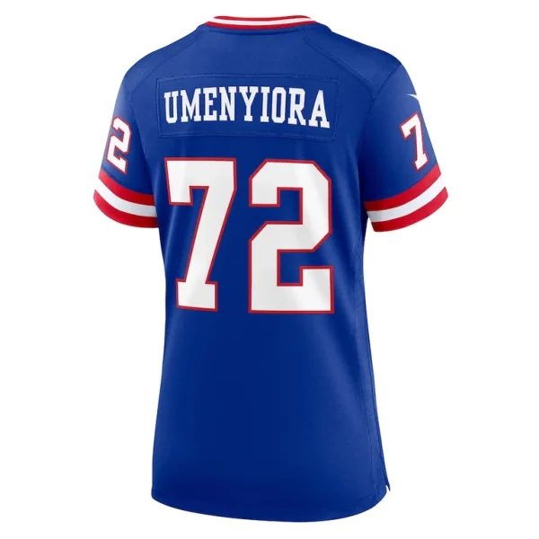 Osi umenyiora new york giants nike womens classic retired player game jersey Royal L