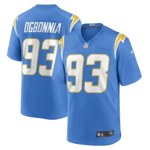 Otito ogbonnia los angeles chargers nike game player jersey Powder blue
