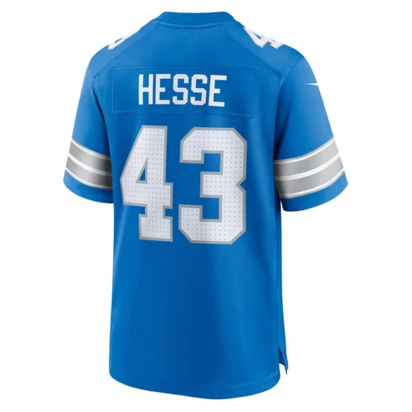 Parker hesse detroit lions nike team game jersey Blue L