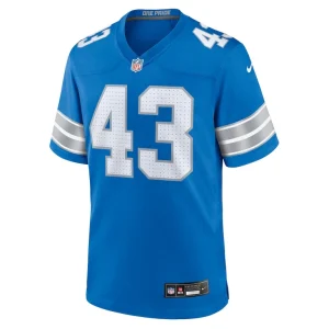 Parker hesse detroit lions nike team game jersey Blue M