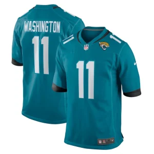Parker washington jacksonville jaguars nike team game jersey Teal