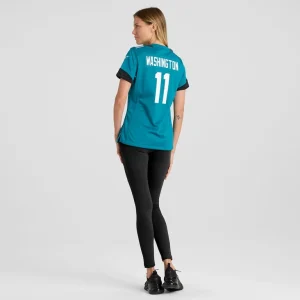 Parker washington jacksonville jaguars nike womens team game jersey Teal 2XL