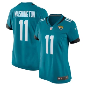 Parker washington jacksonville jaguars nike womens team game jersey Teal