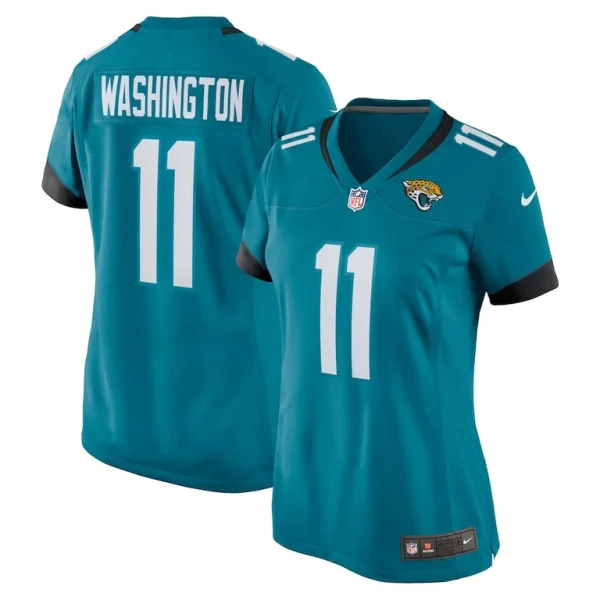 Parker washington jacksonville jaguars nike womens team game jersey Teal