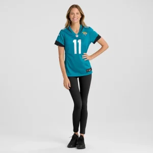 Parker washington jacksonville jaguars nike womens team game jersey Teal XL