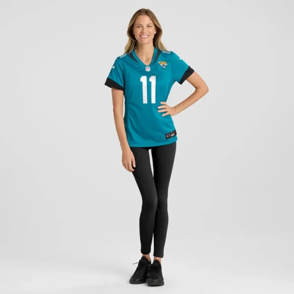 Parker washington jacksonville jaguars nike womens team game jersey Teal XL