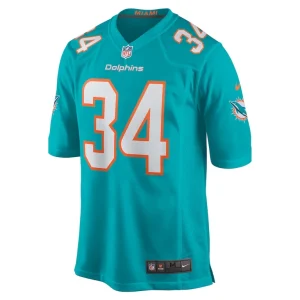 Parry nickerson miami dolphins nike team game jersey Aqua M